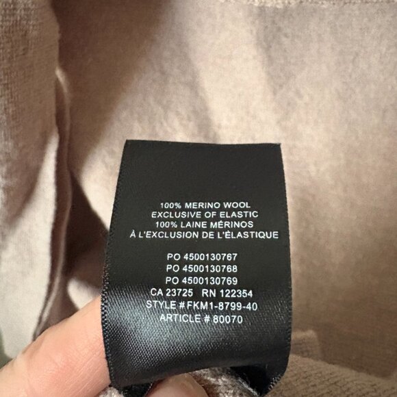 Aritzia Babaton Fremont Extra Fine Merino Wool Wrap Dress Size Small - Picture 7 of 7